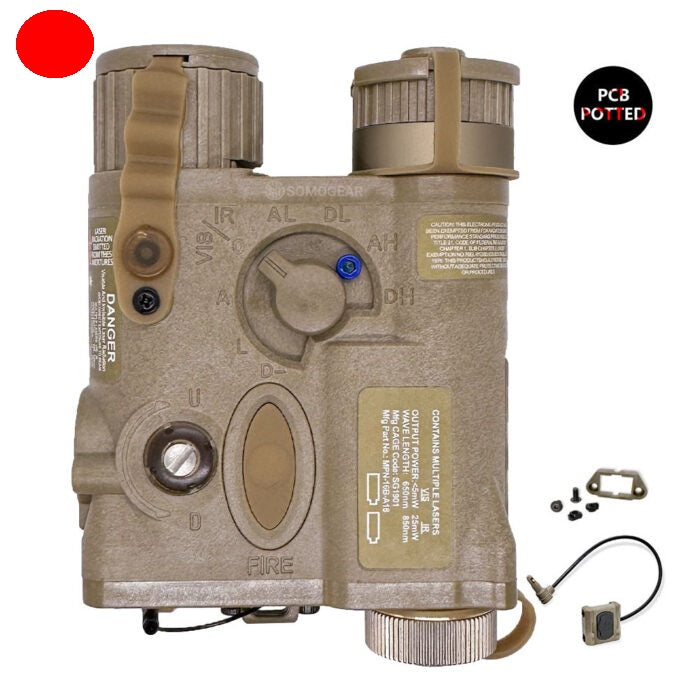 SomoGear PEQ-16 Aiming Laser VCSEL Illuminator - Tan