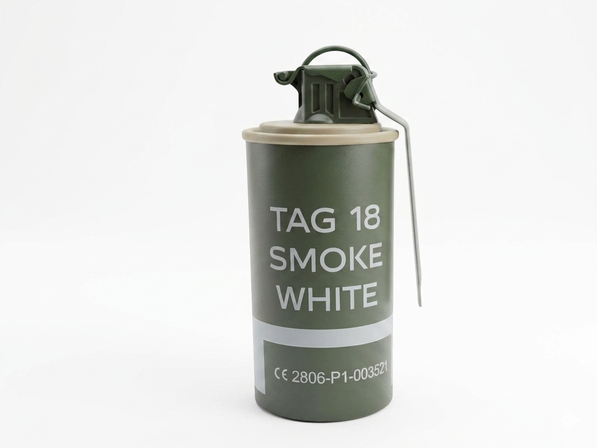 TAGINN - Airsoft Pyrotechnics TAG-18W Fumogena - Bianco