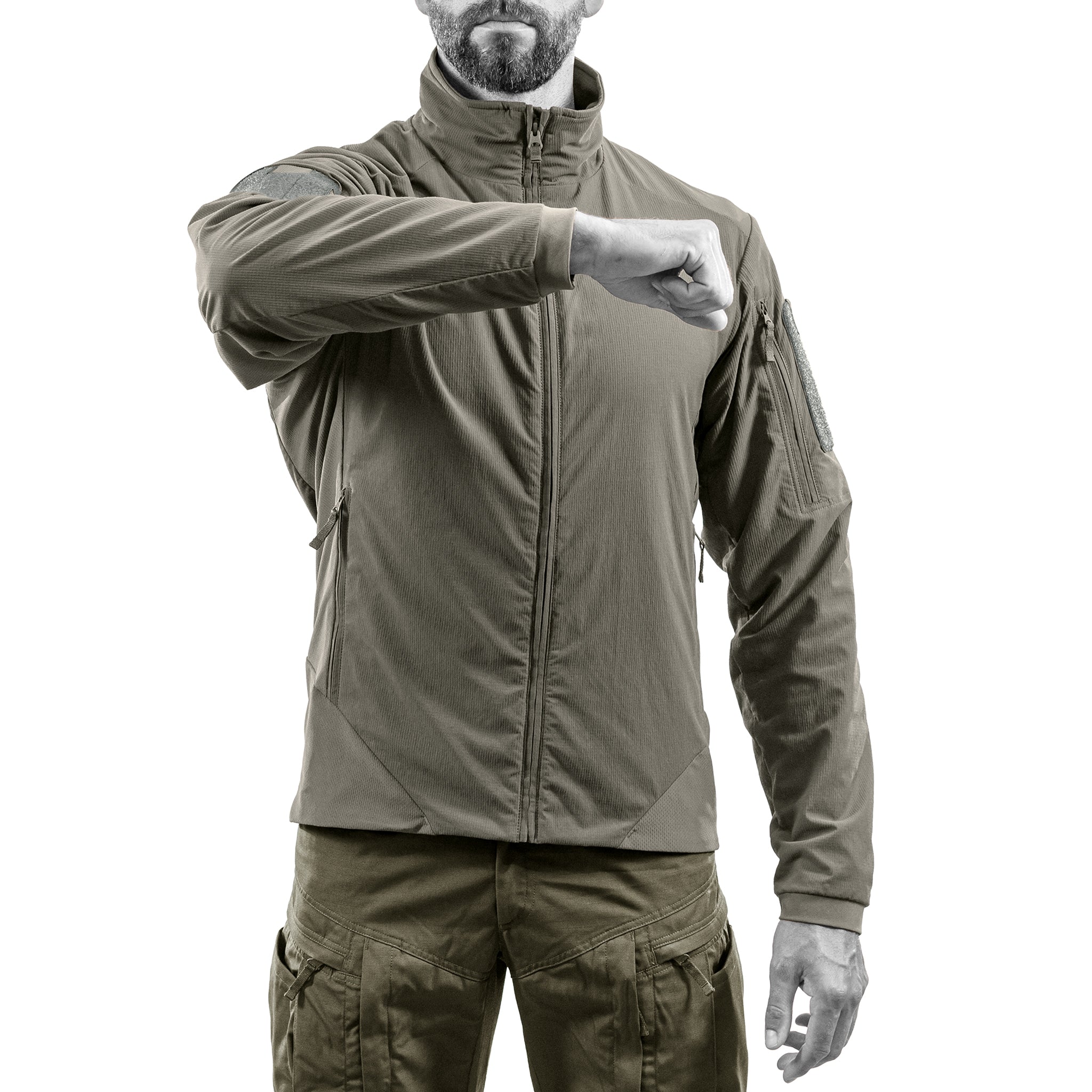 UF PRO - Hunter FZ Gen.3 Tactical Softshell Jacket - Brown Grey