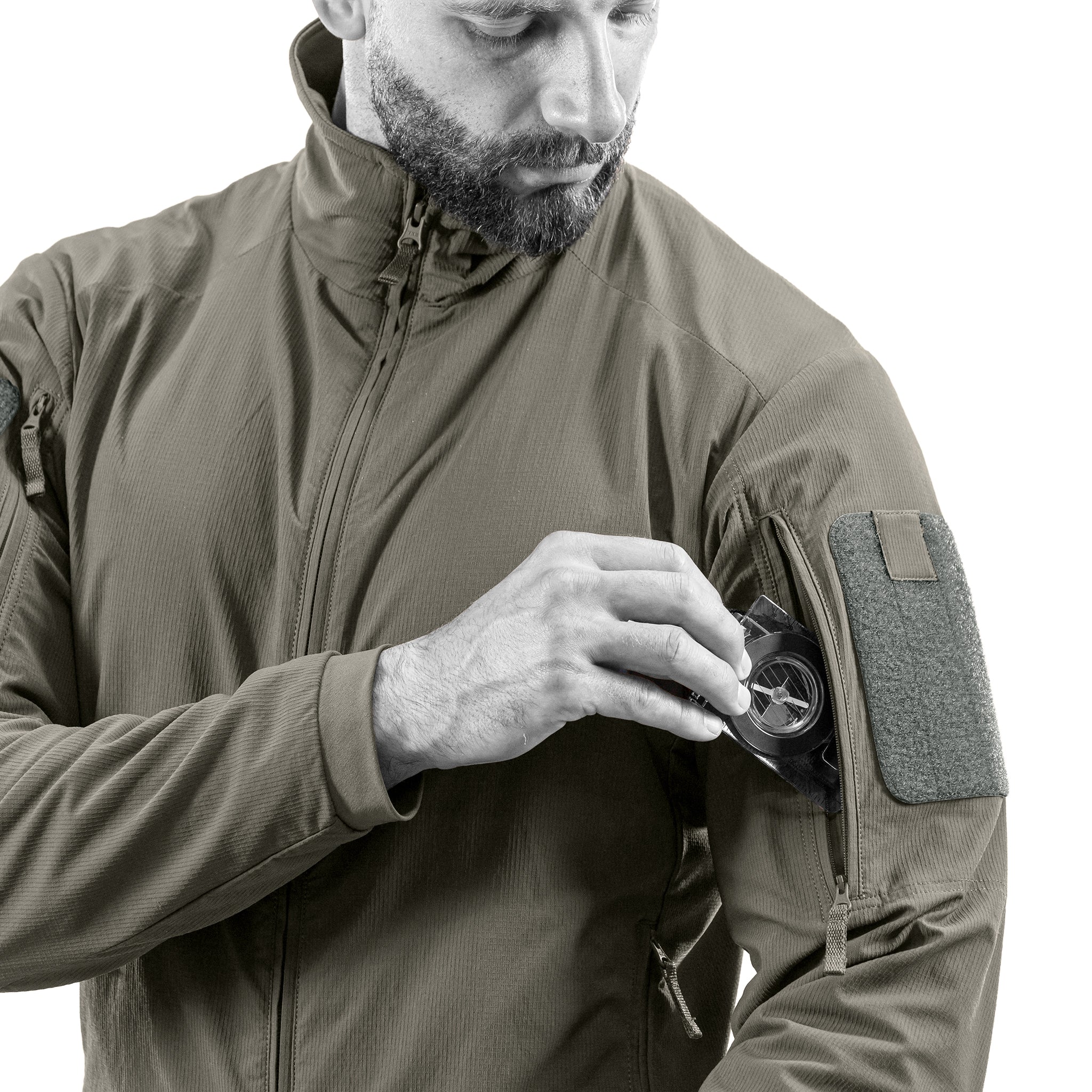 UF PRO - Hunter FZ Gen.3 Tactical Softshell Jacket - Brown Grey