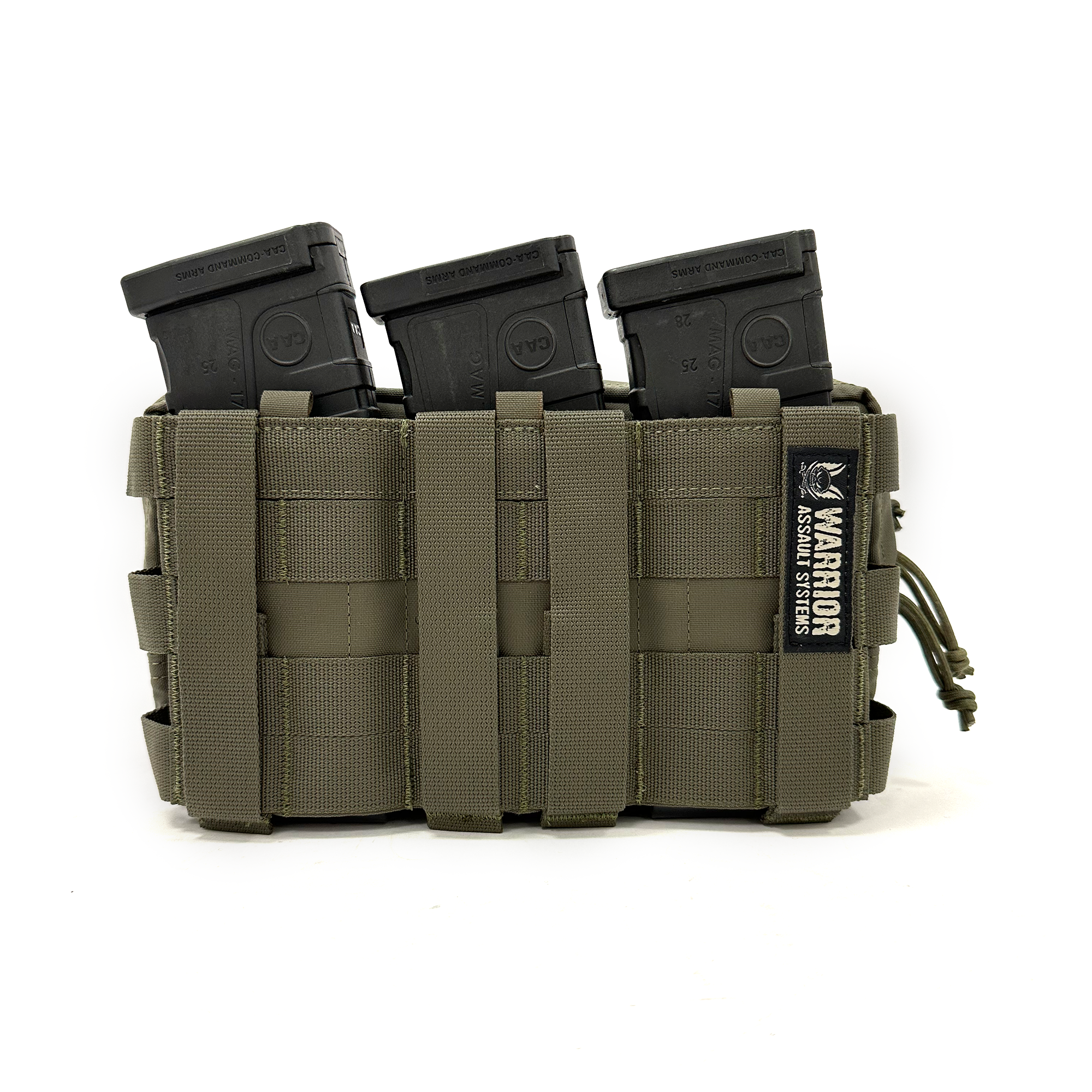 Warrior Triple Snap Mag Utility Pouch - Ranger Green