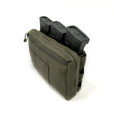 Warrior Triple Snap Mag Utility Pouch - Ranger Green