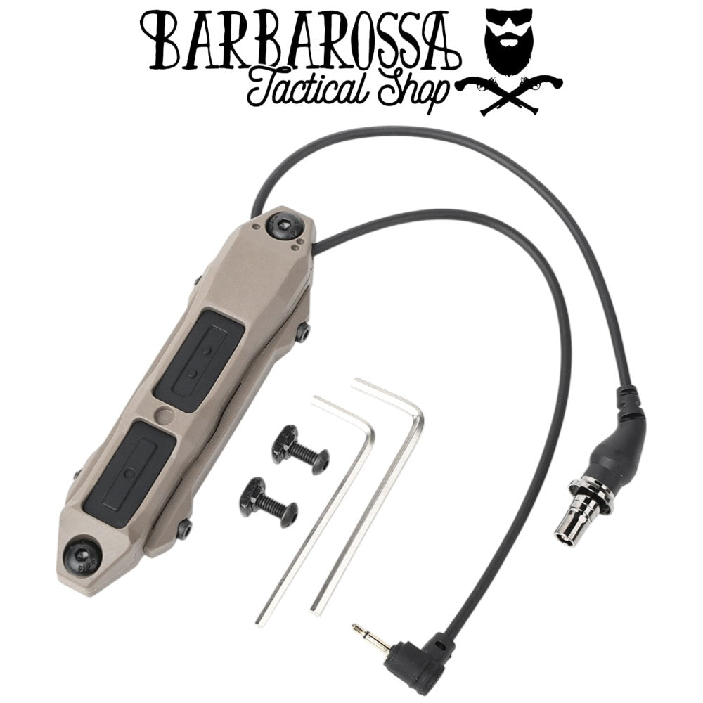 Tactical Augmented Dual Function Tape Switch with Lock SF ML &amp; 2.5mm - Dark Earth