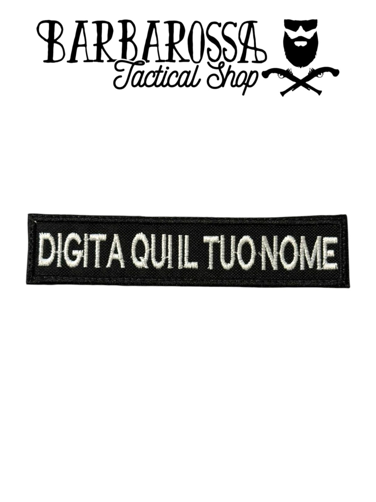 Patch "Digita Qui Il Tuo Nome"