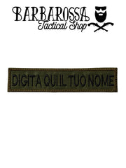 Patch "Digita Qui Il Tuo Nome"