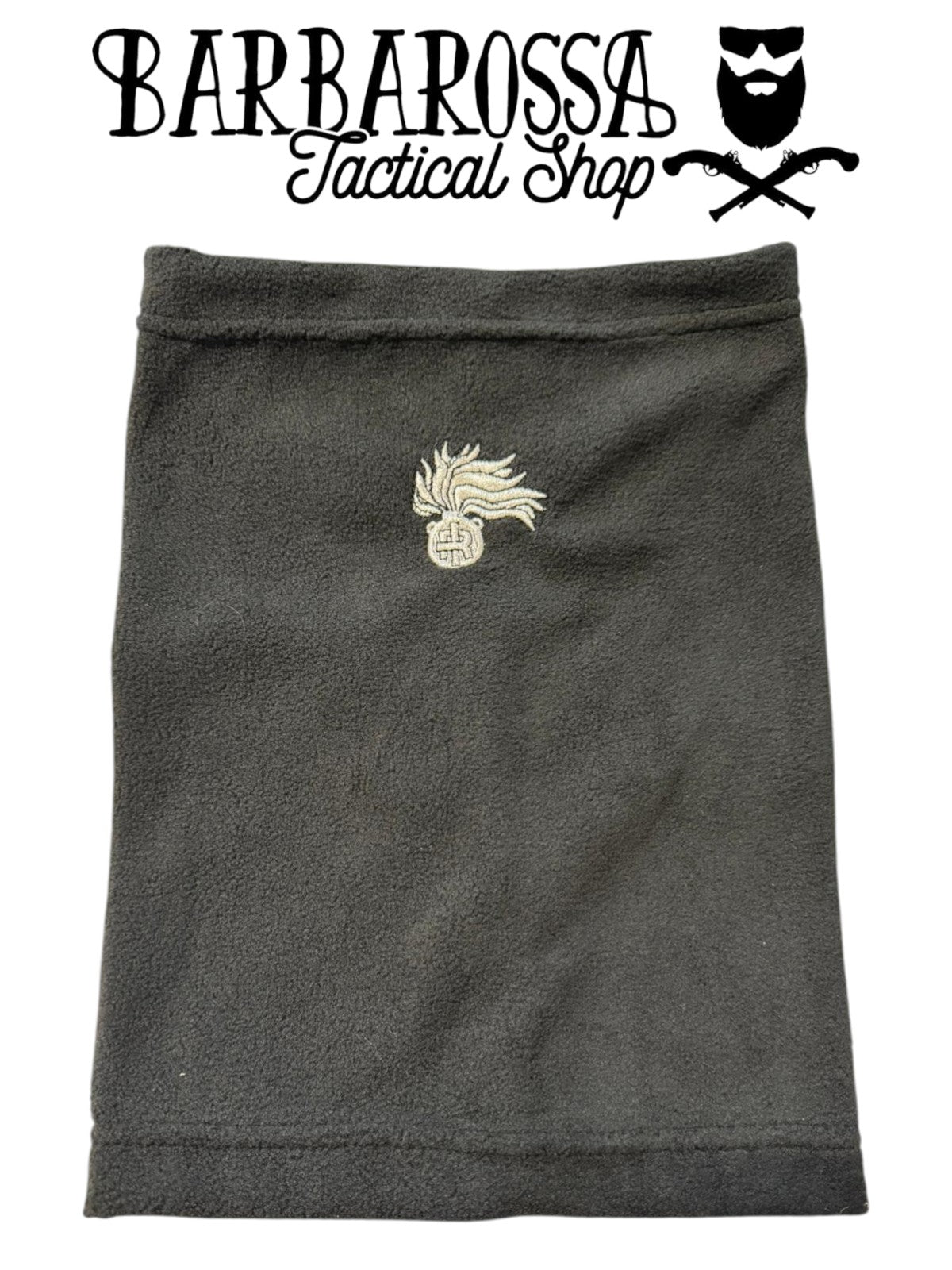 Scaldacollo in Pile Nero con Ricamo Carabinieri