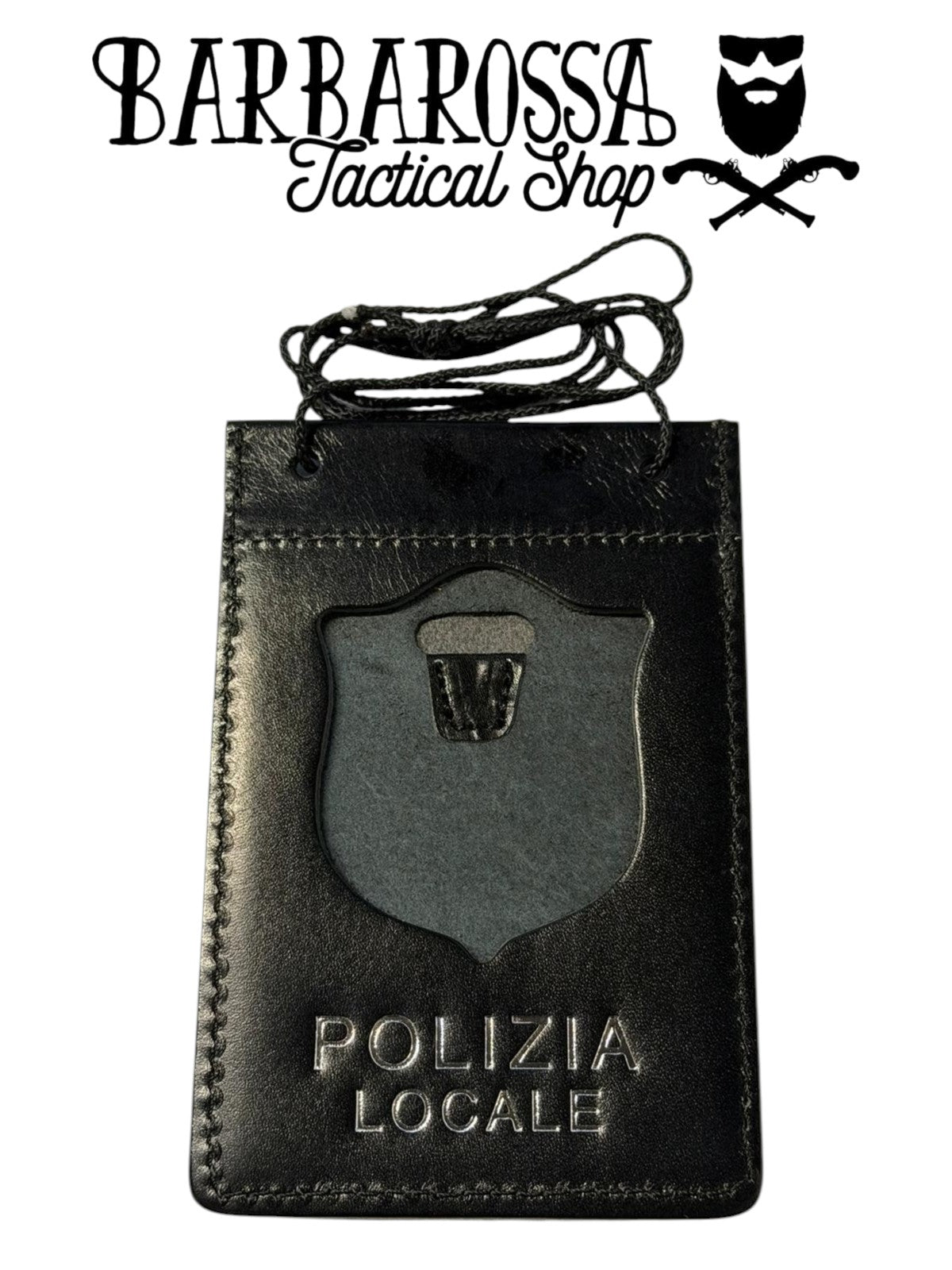 Ascot - Porta Tesserino e Placca AS45 in Pelle da Collo