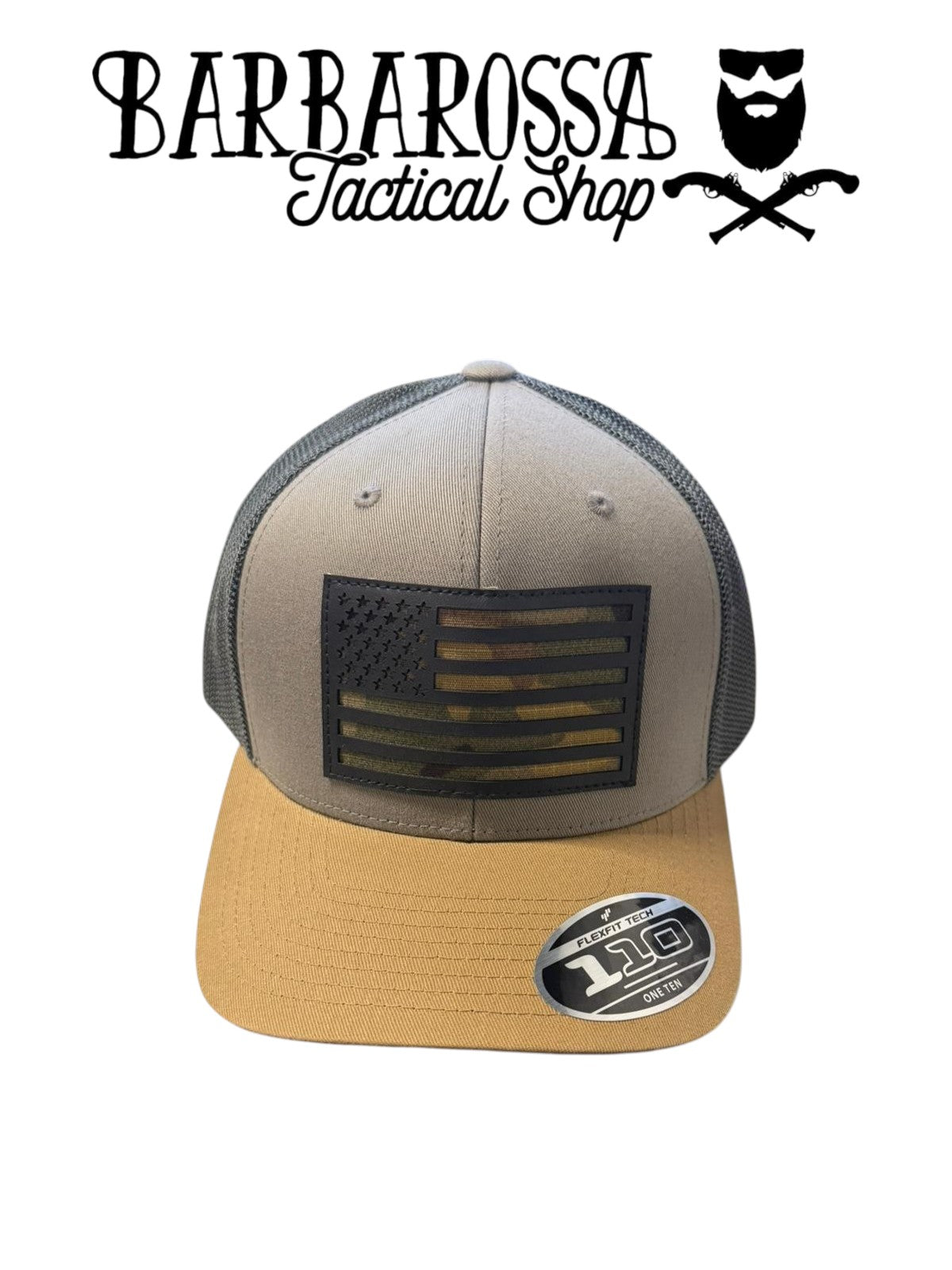Gorra 110 Bandera de América - Coyote/Gris
