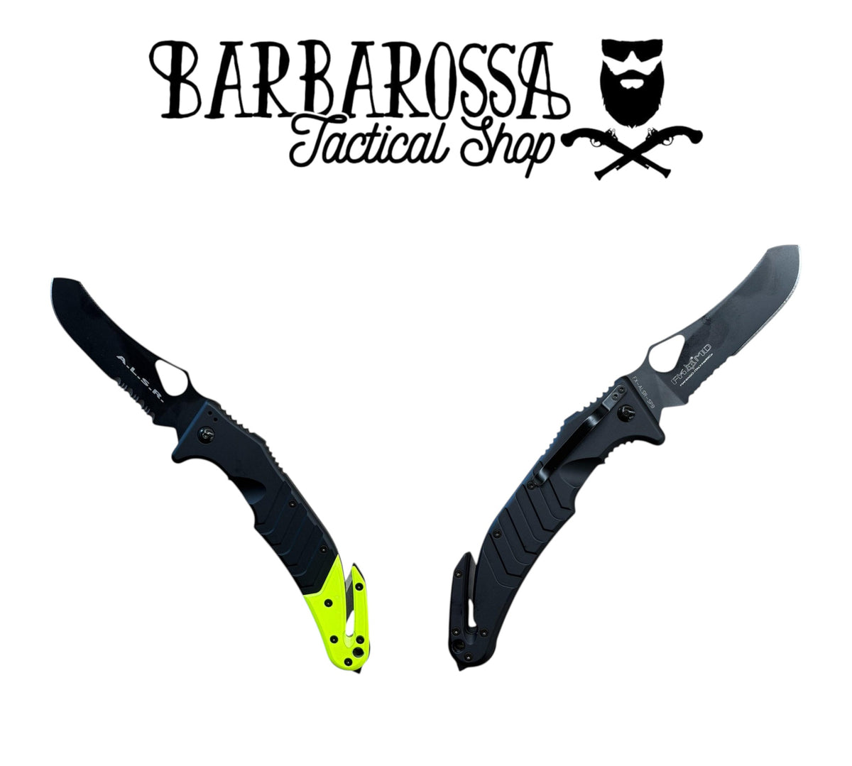 Fox Knives - ALSR Air Land & Sea Rescue - BLK/YEL