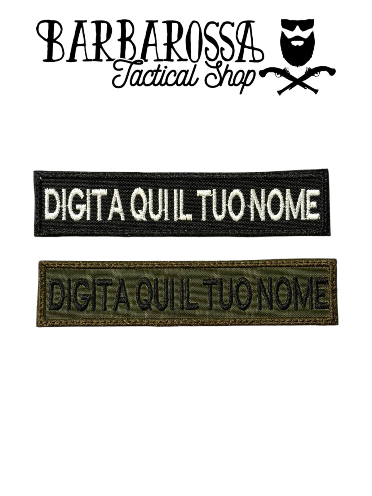Patch "Digita Qui Il Tuo Nome"