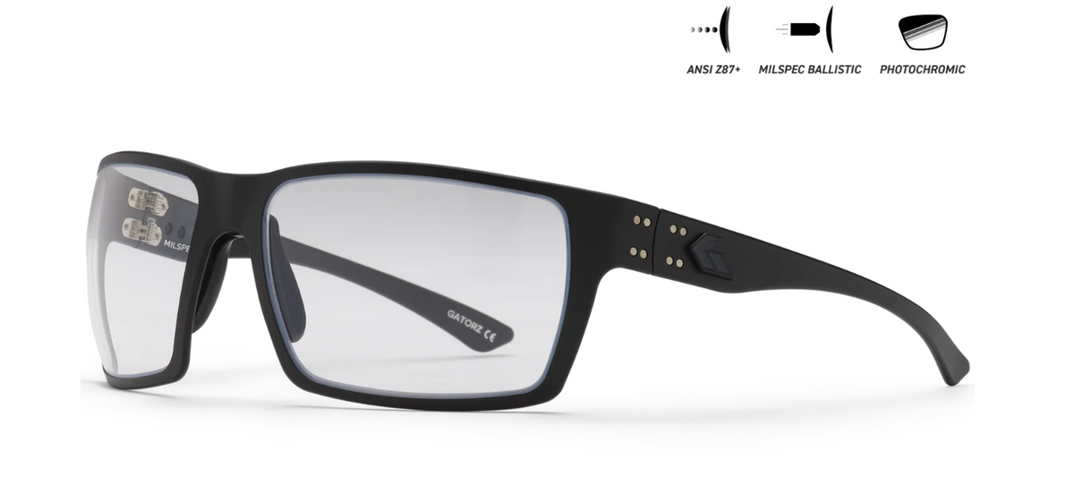 GATORZ - Marauder, MILSPEC Black Cerakote, Photochromic w/Anti-Fog