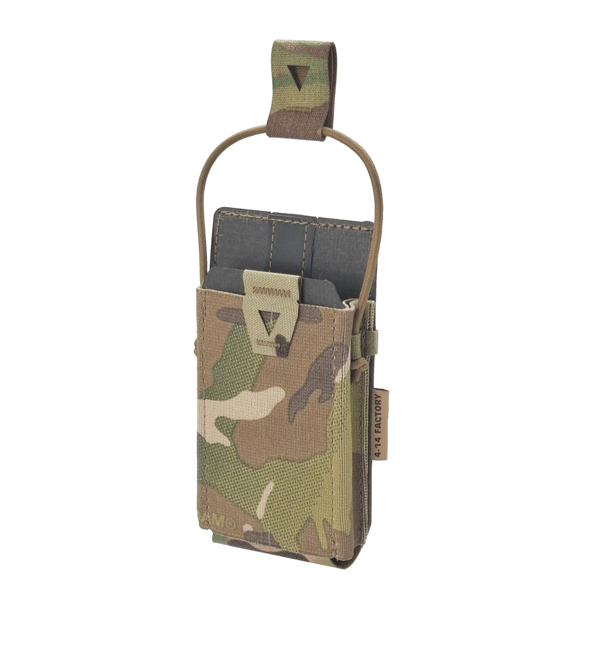 4-14 - Estuche para cargador de rifle rápido - Verde Ranger