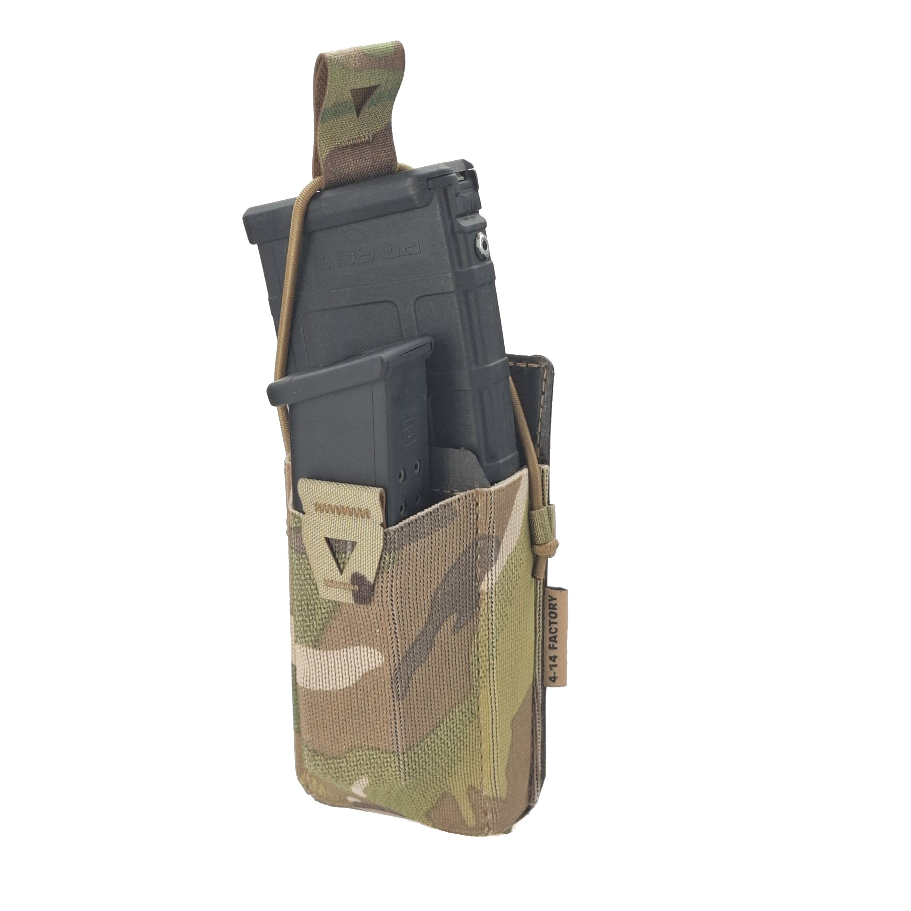 4-14 - Estuche para cargador de rifle rápido - Verde Ranger