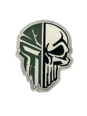 Patch Punisher - White/Ranger Green