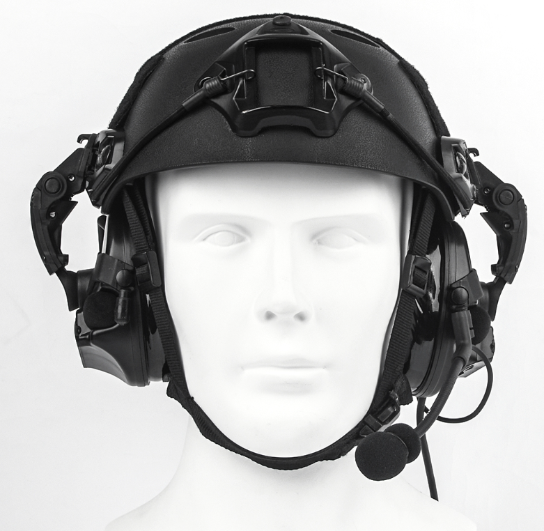 Wadsn ARC New Helmet Mount C-TAC III Headphones - Black