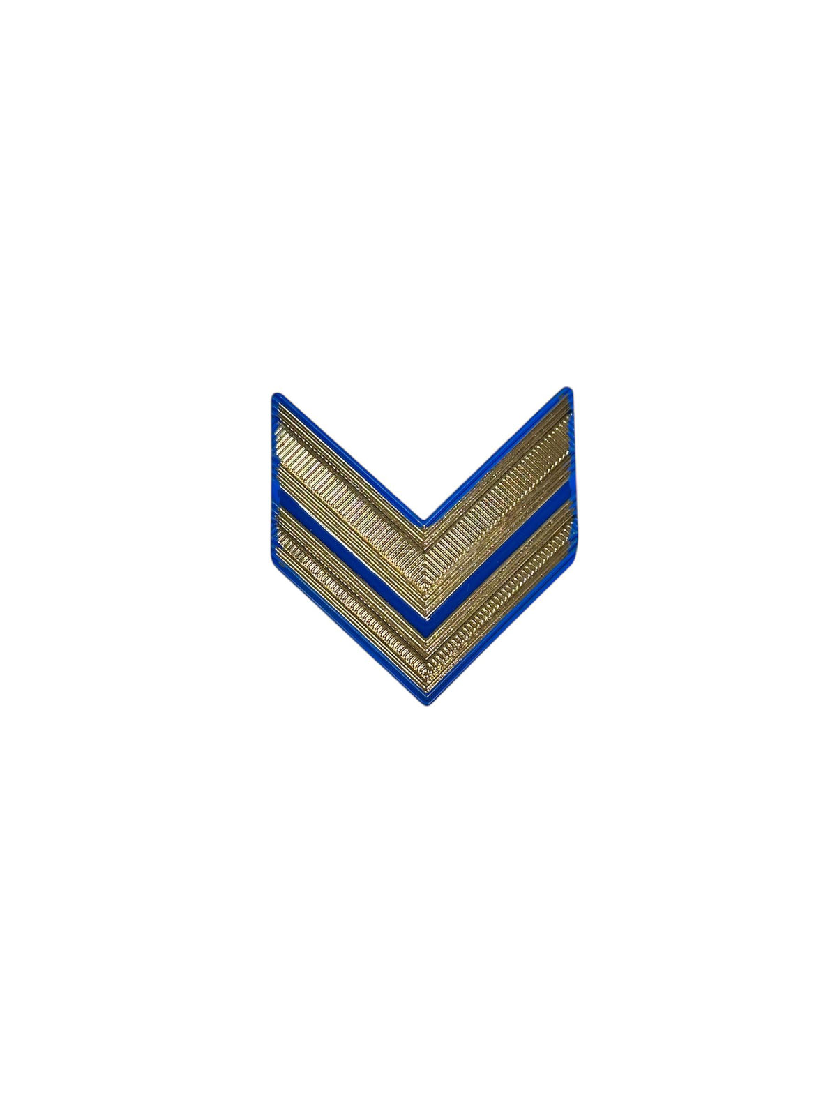 Italian Army Screw Metal Rank - CORPORAL MAJOR