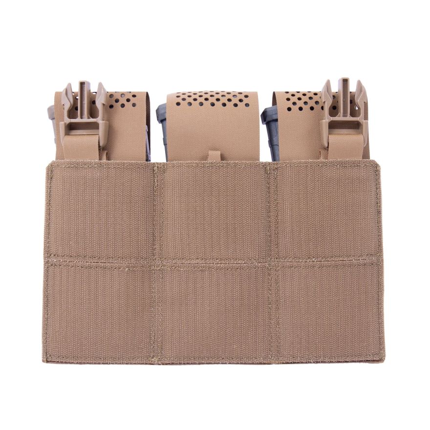Warrior Laser Cut LPC V3 Low Profile Plate Carrier Base With Slimline Ladder Sides, DFP Triple Adaptive Mag Pouch & 5.56 Triple Inserts