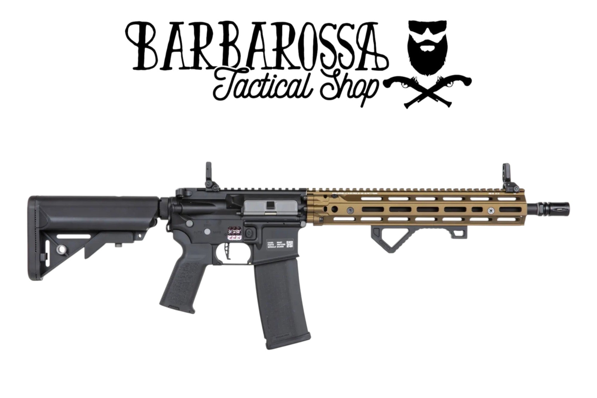 Specna Arms® Daniel Defense® RIS III 12.5'' SA-P28 Prime™ Aster II ETU - Motore Brushless Chaos Bronze