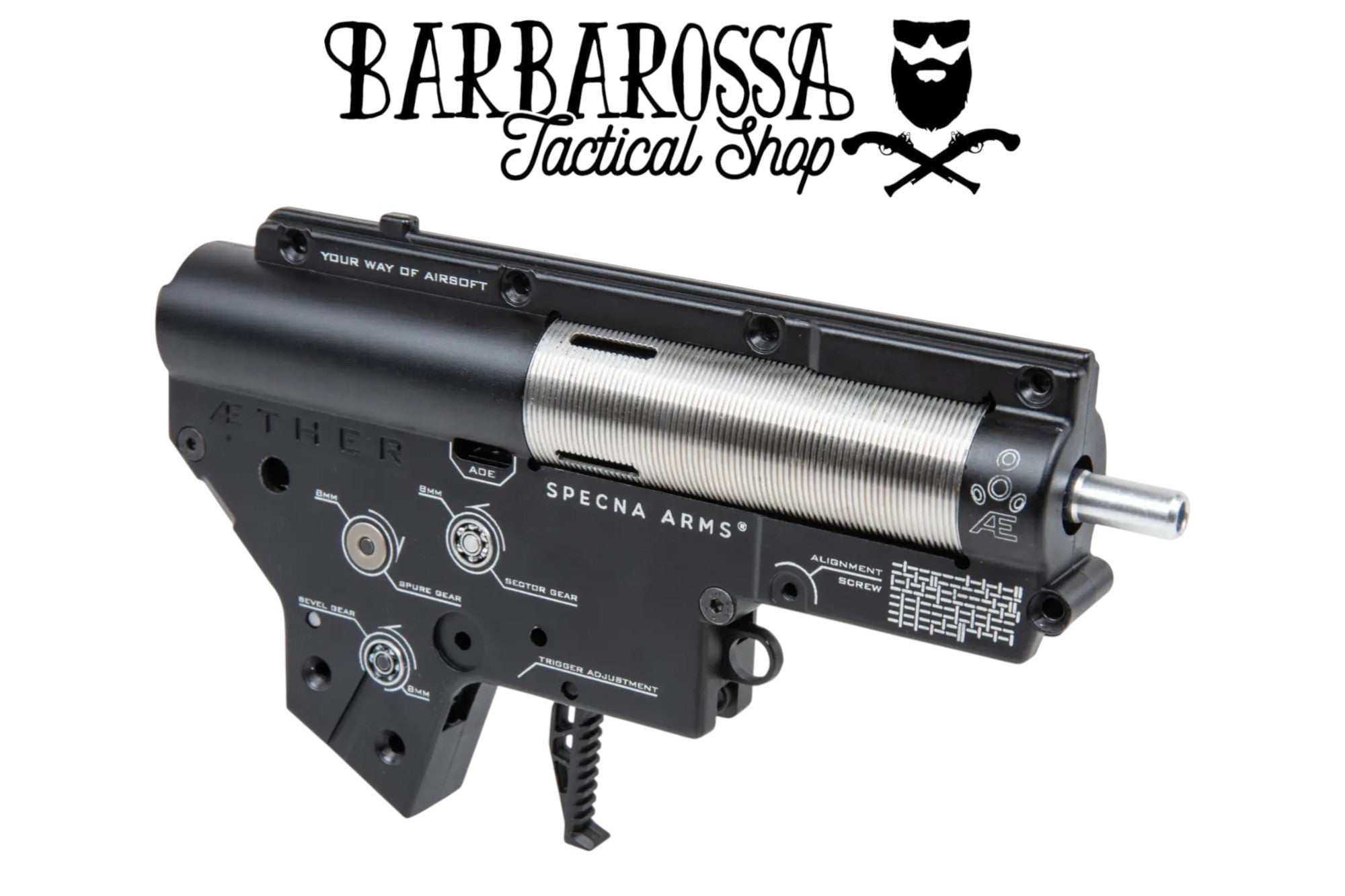 Specna Arms® Daniel Defense® RIS III 12.5'' SA-P28 Prime™ Aster II ETU - Motore Brushless Black