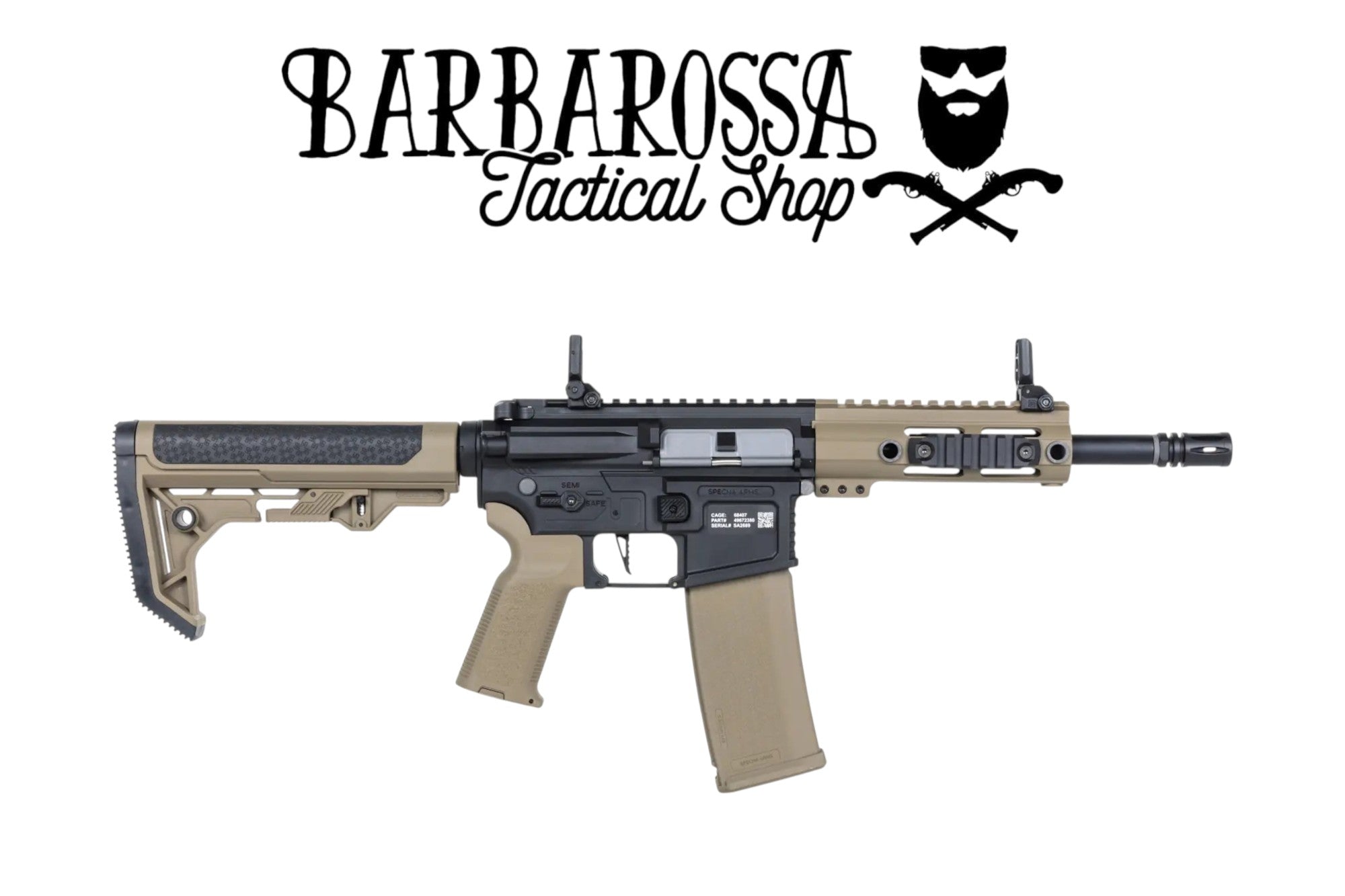 Specna Arms - SA-F04-RL FLEX™ Light Ops Stock/ New Receiver HAL ETU™ Gen. 2 - Half-Tan