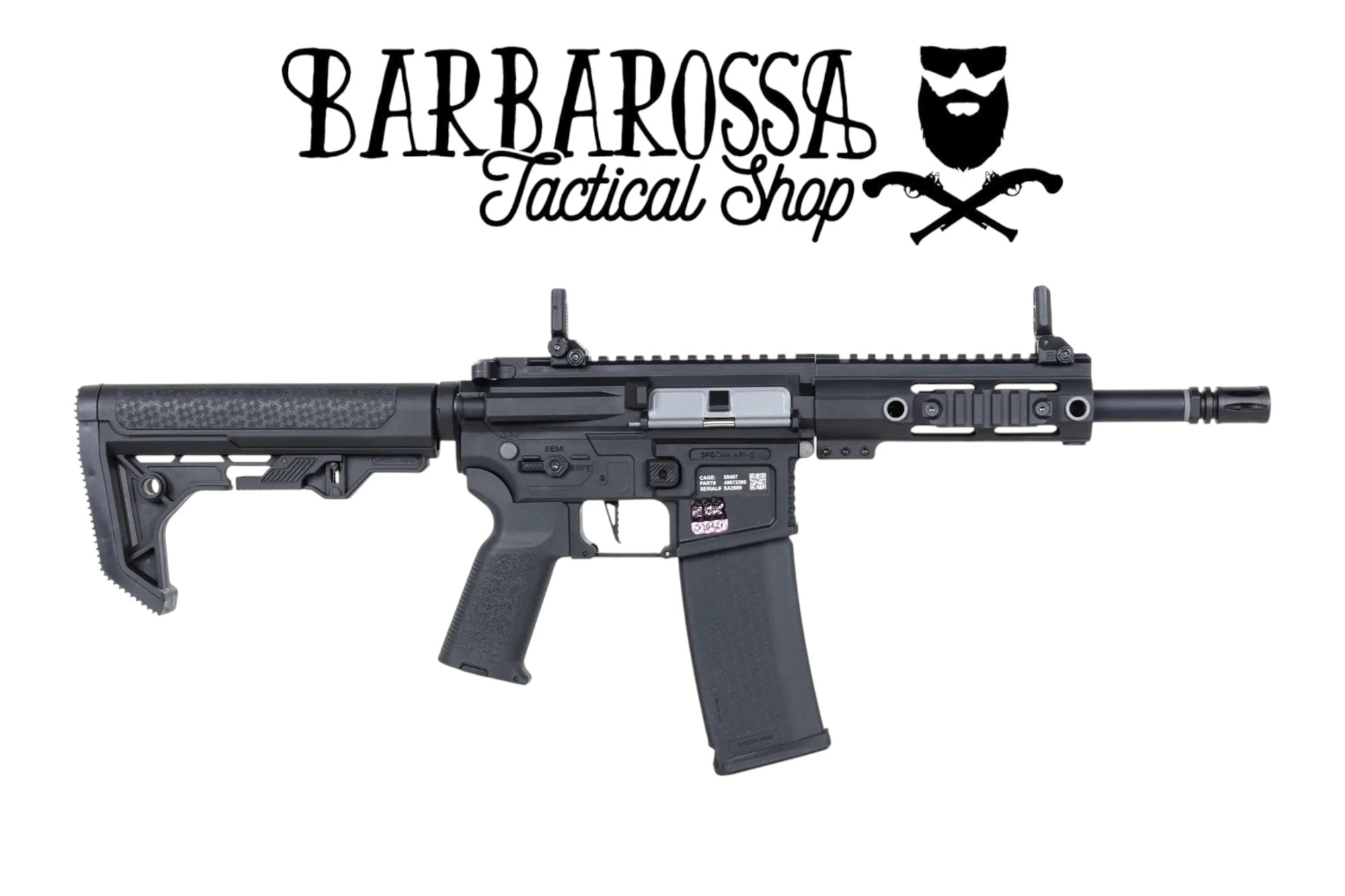 Specna Arms - SA-F04-RL FLEX™ Light Ops Stock/ New Receiver HAL ETU™ Gen. 2 - Black