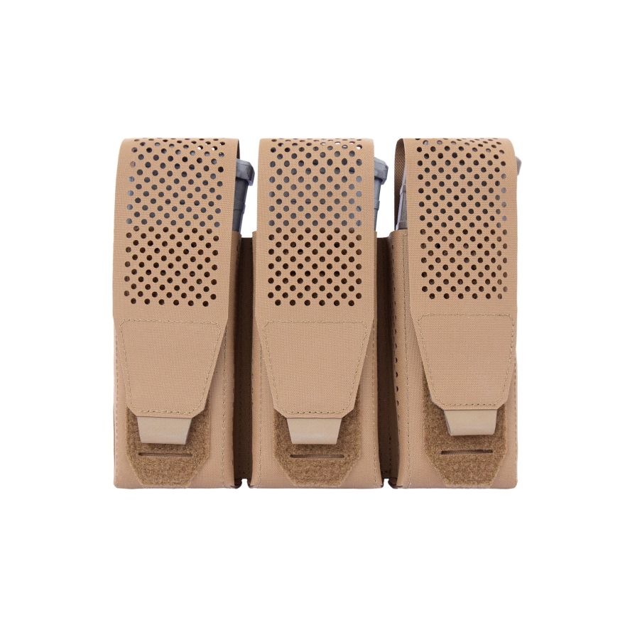 Warrior Laser Cut LPC V2 Low Profile Plate Carrier with Ladder Sides and DFP Triple Adaptive Mag Pouch & 5.56 Triple Inserts