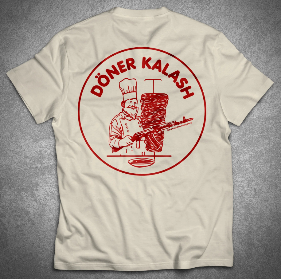 Brothers In Arms - Döner Kalash T‑Shirt - Sand