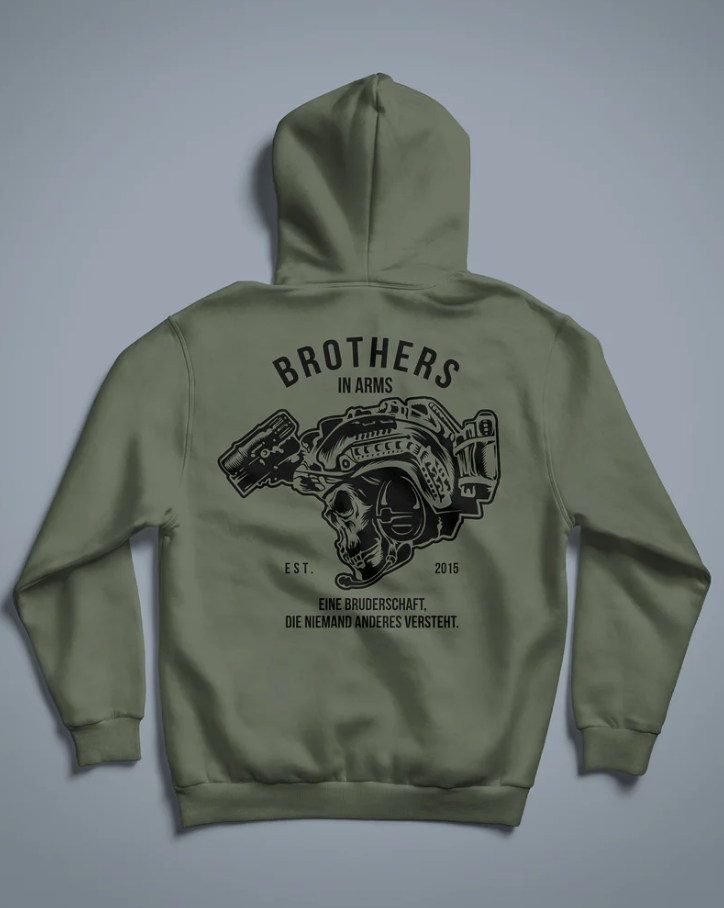 Brothers In Arms - TEAM Hoodie - Olive
