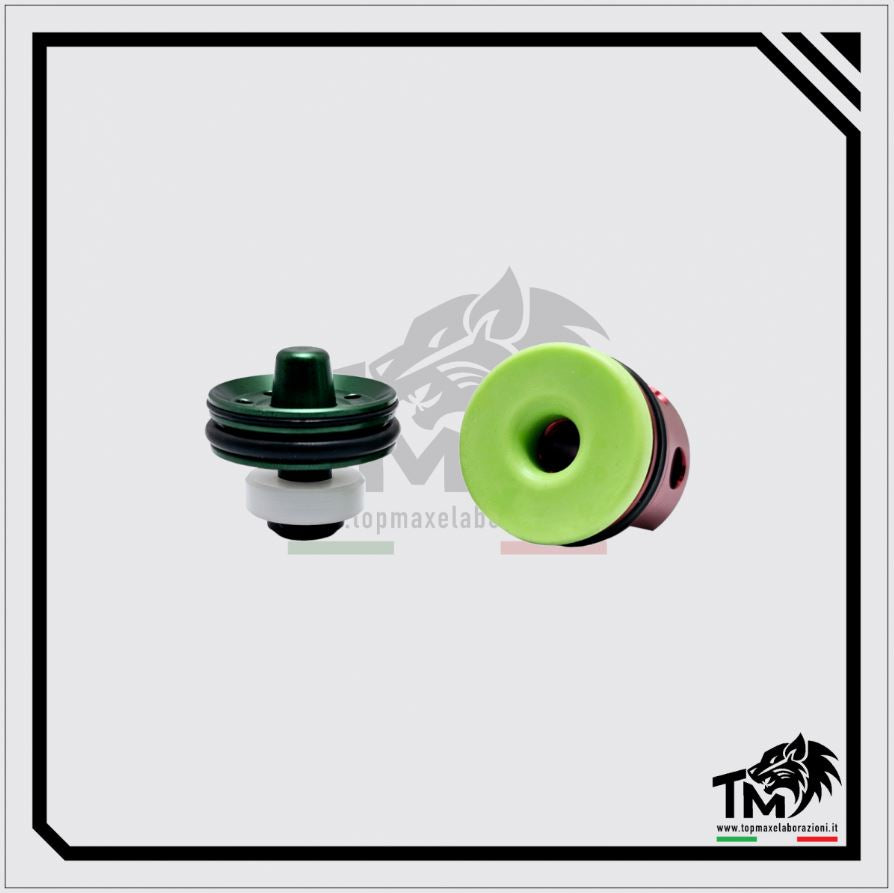 Top Max - Kit DMR Air Brake in Ergal e Testa Cilindro Pad Green