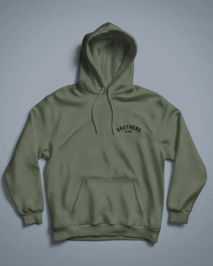 Brothers In Arms - TEAM Hoodie - Olive