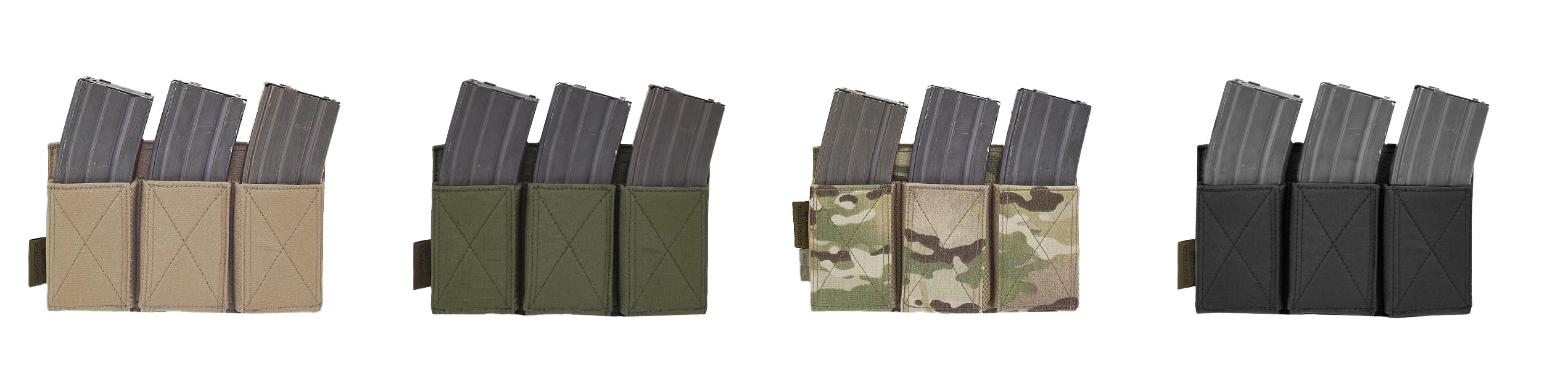 Warrior Triple Elastic Mag Pouch