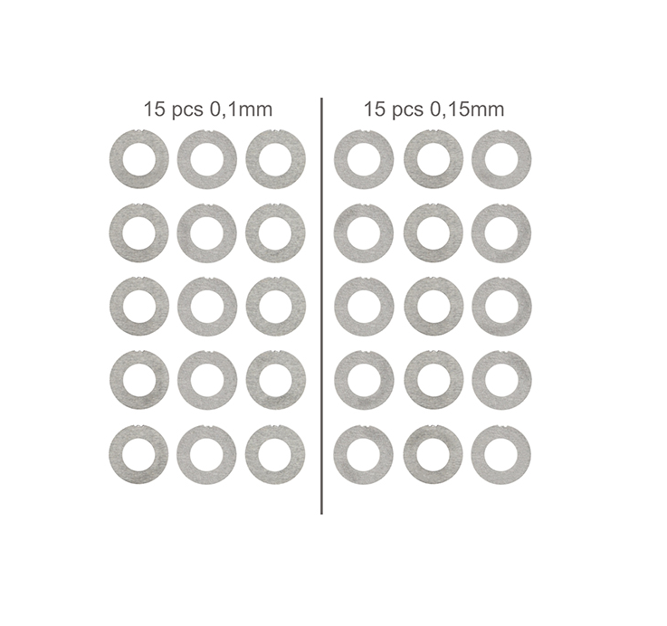 Metal Gear Spacer 0.1mm & 0.15mm [SLONG AIRSOFT]