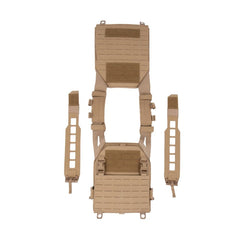 Warrior Laser Cut LPC V3 Low Profile Plate Carrier Base With Slimline Ladder Sides, DFP Triple Adaptive Mag Pouch & 5.56 Triple Inserts