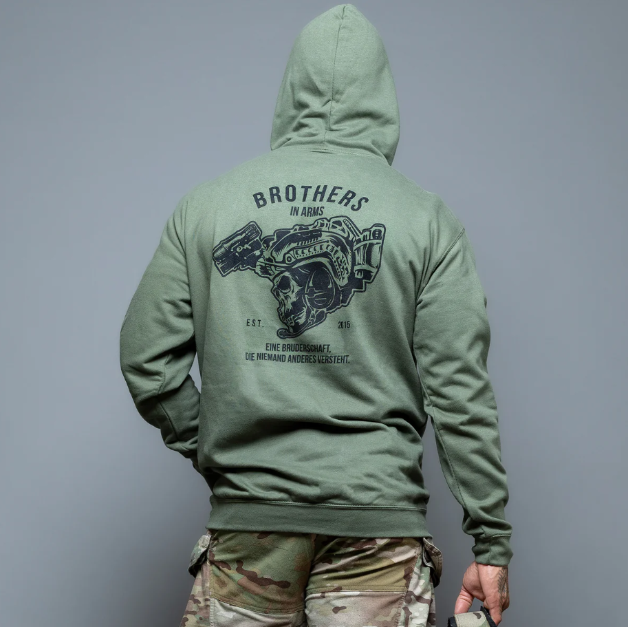 Brothers In Arms - TEAM Hoodie - Olive
