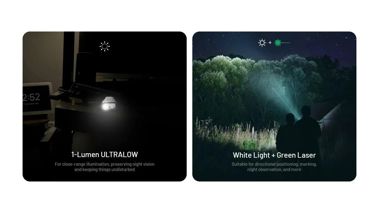 Nitecore - EDC17 - Torcia LED con Luce Bianca, UV e Laser Verde - 1500 Lumens e 230 Metri