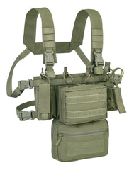 Defcon 5 - Combo Mini Chest Rig 900D Poly Molle - Od Green