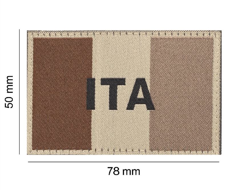 Patch Italy Flag Desert - Clawgear