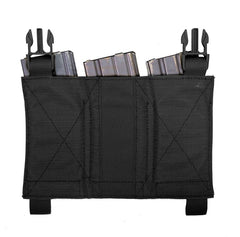 Warrior Removable Triple Elastic Mag Pouch Black