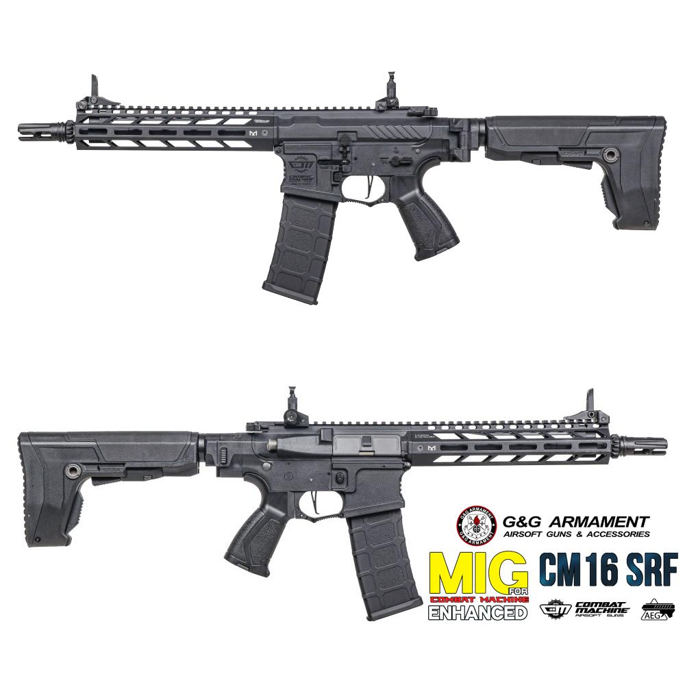 G&amp;G ELECTRIC RIFLE CM16 SRF 9" BLACK