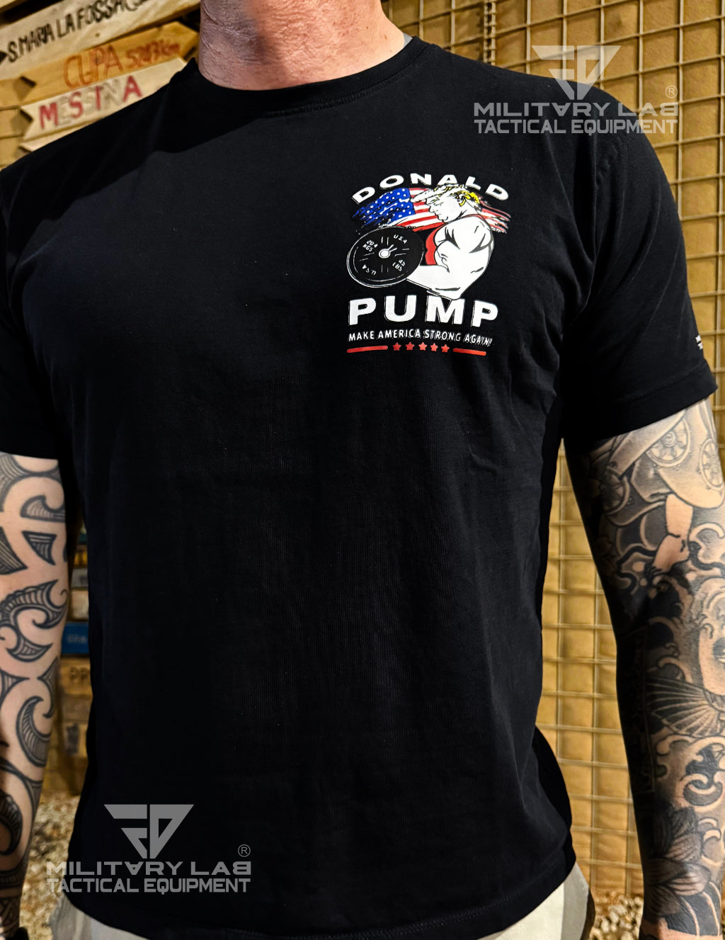 T-Shirt "D-PUMP" - Black