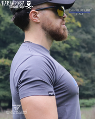 T-shirt Thin Blue Line Italy® FN 02 (Matt Grey)