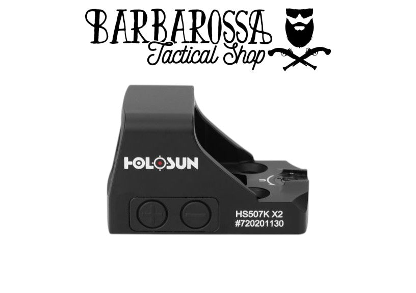 Holosun HS507K-X2 Red Dot – Micro Ottica Reflex Circle Dot per Pistole Compact