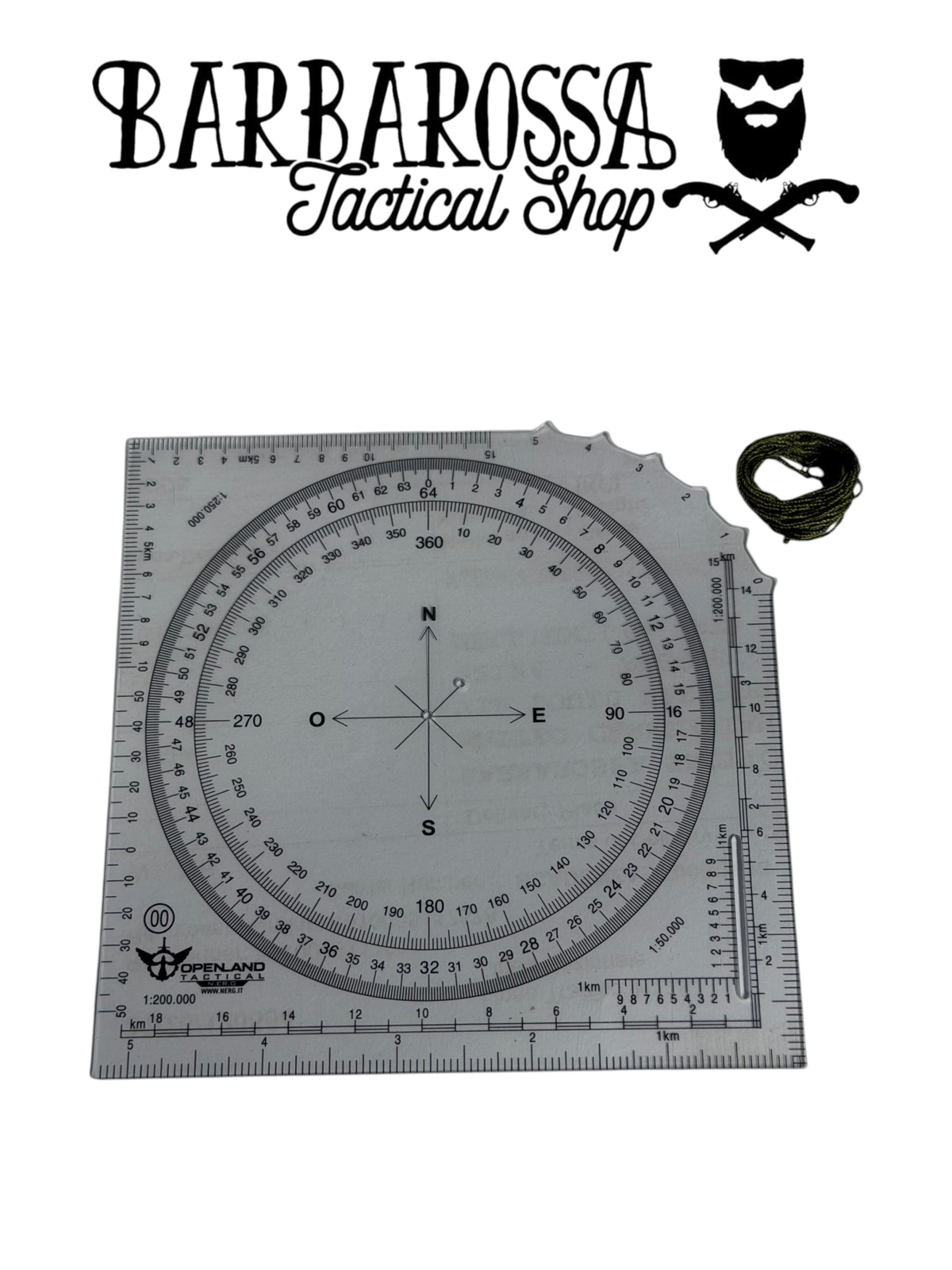 Coordinatometro Militare con varie scale in PVC