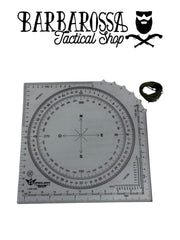 Coordinatometro Militare con varie scale in PVC
