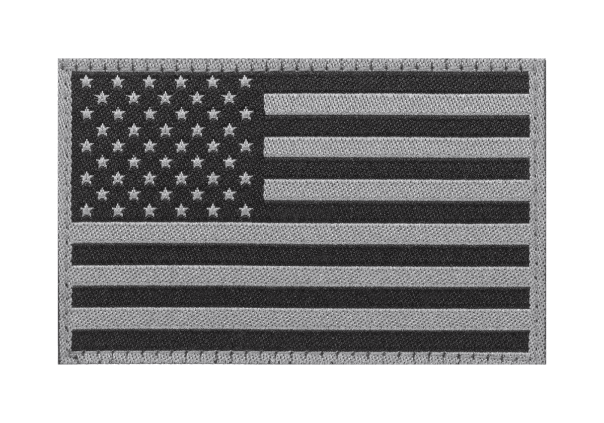 Patch USA Flag Black - Clawgear