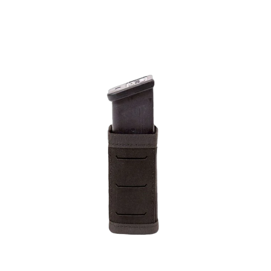 Estuche para cargador Warrior con corte láser y cierre único, corto de 9 mm, multicámara