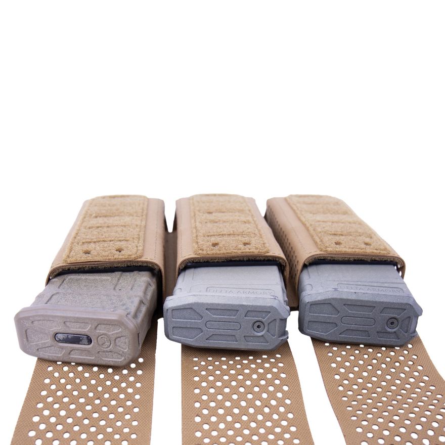 Warrior Laser Cut LPC V2 Low Profile Plate Carrier with Ladder Sides and DFP Triple Adaptive Mag Pouch & 5.56 Triple Inserts
