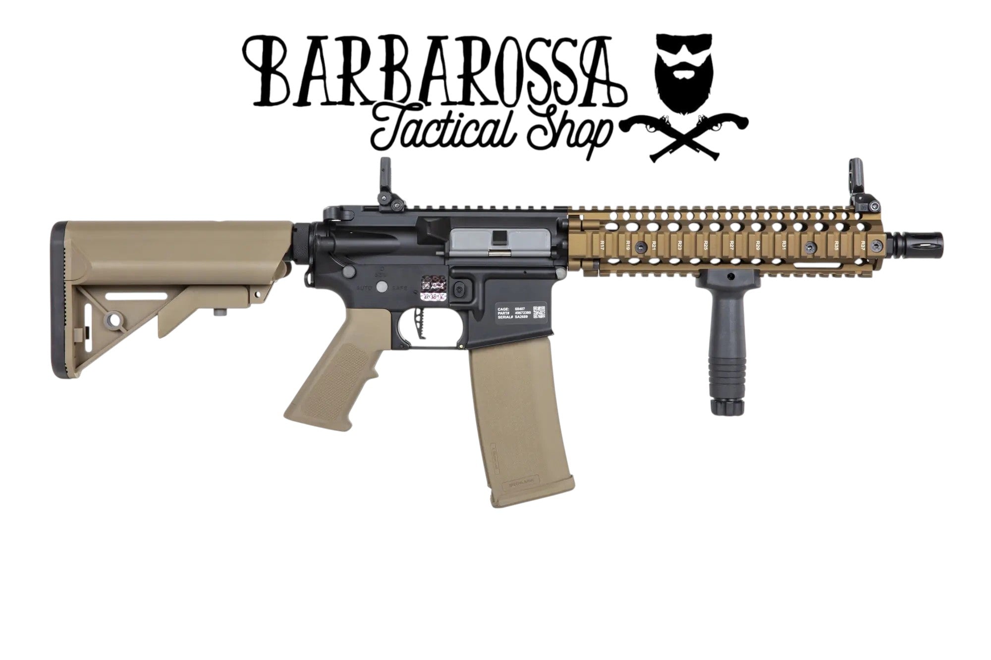 Specna Arms Daniel Defense® MK18 SA-P19 Prime™ Aster II ETU with brushless motor Chaos Bronze