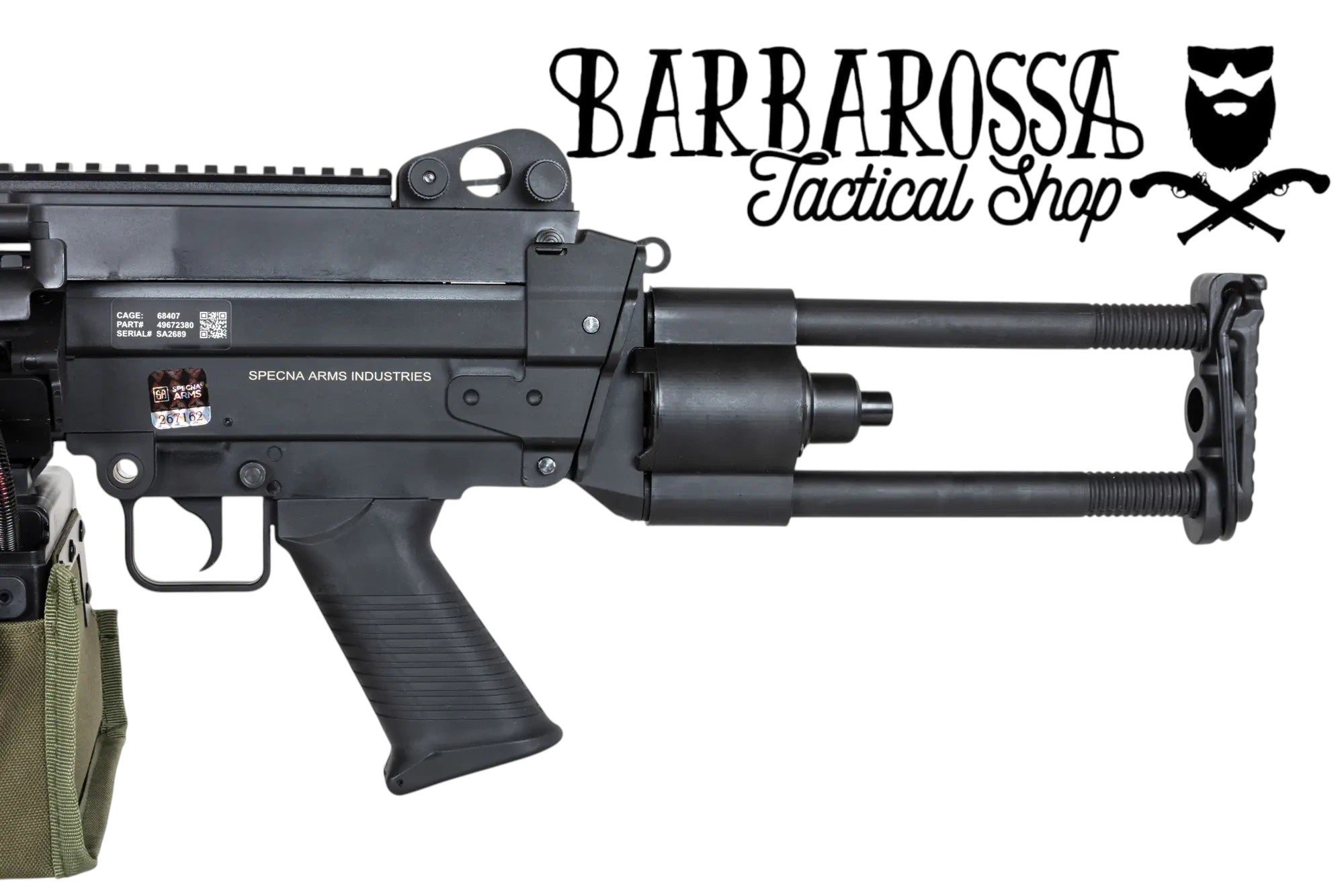 Specna Arms SA-F249 PARA FLEX™ GATE X-ASR™ Black