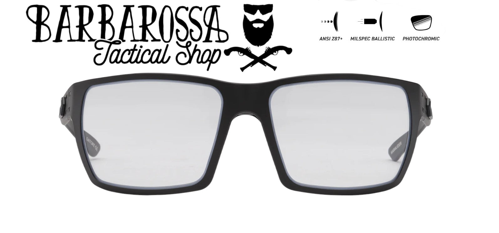 GATORZ - Marauder, MILSPEC Black Cerakote, Photochromic w/Anti-Fog